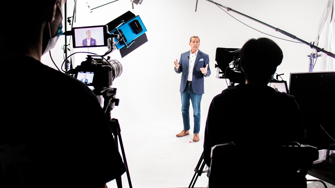 Studio filming for Voyage Pro. An Arizona video production company.
